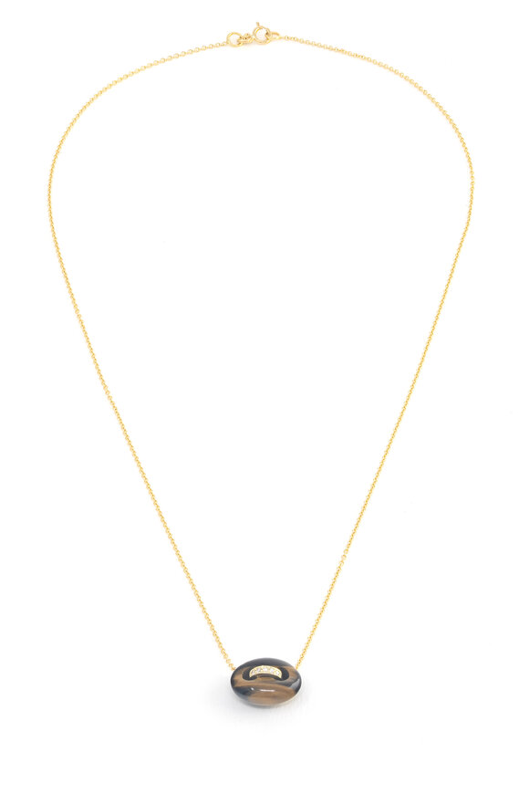 Jenna Blake Mini Stone Mariner Necklace - view 2
