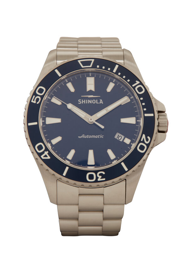 Shinola - The Lake Michigan Monster Blue Watch, 43mm