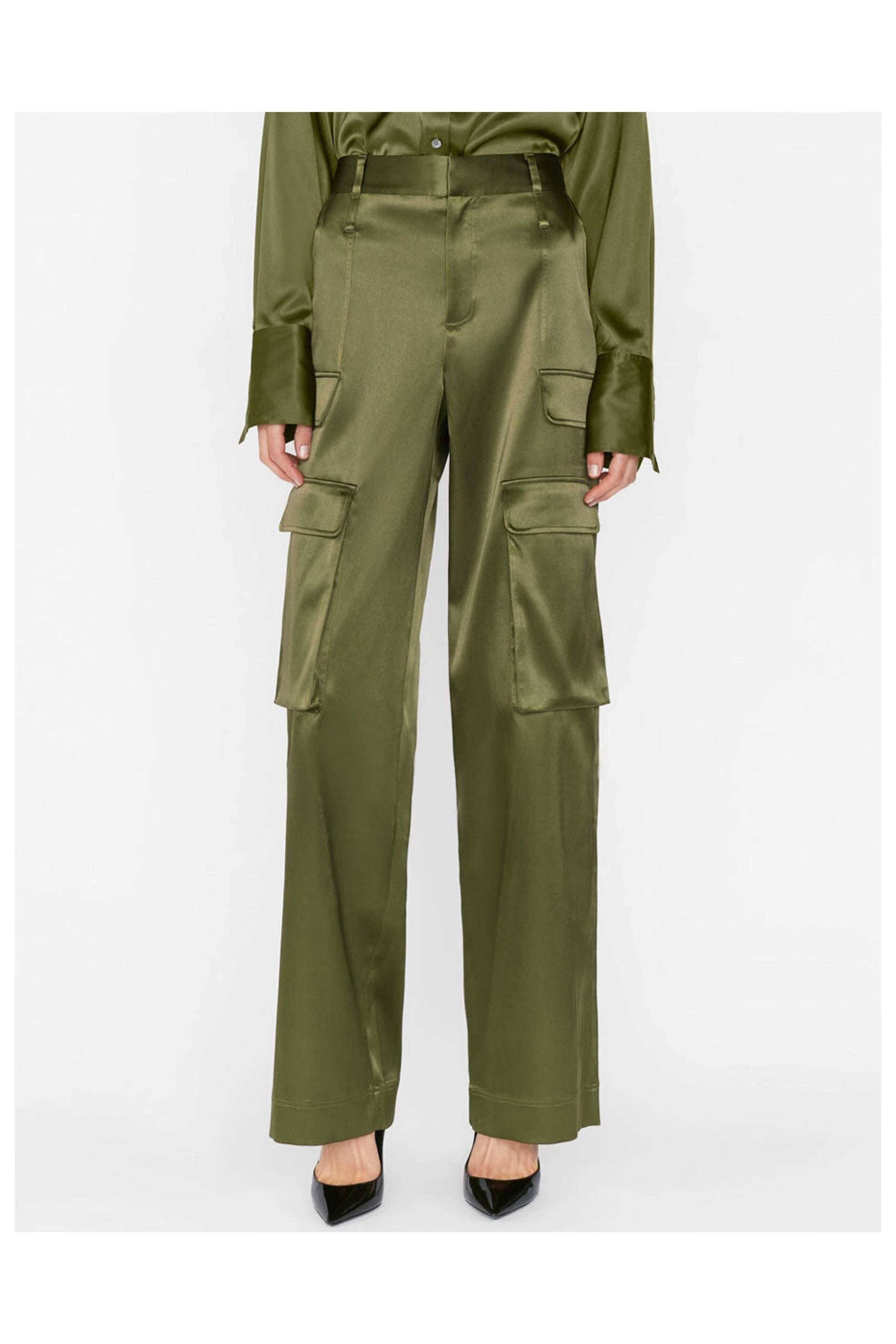 Frame - Fatigue Satin Straight Cargo Pant