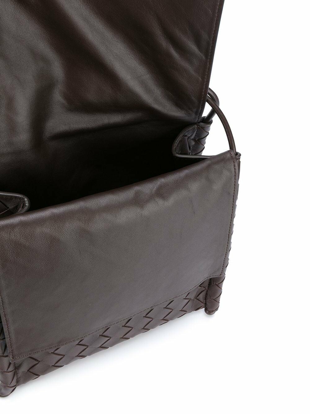 Bottega Veneta - Dark Brown Small BV Fold Crossbody