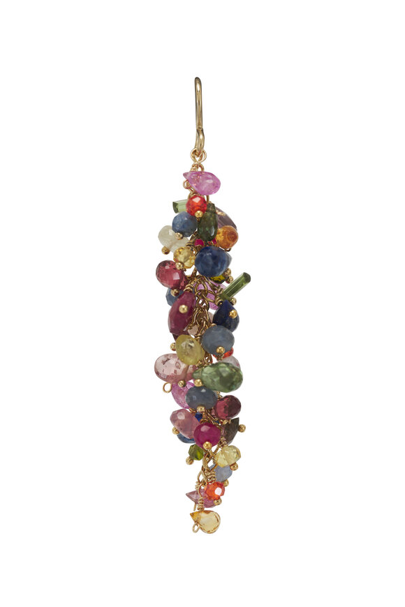 Cristina V. - Multicolor Cascade Earrings