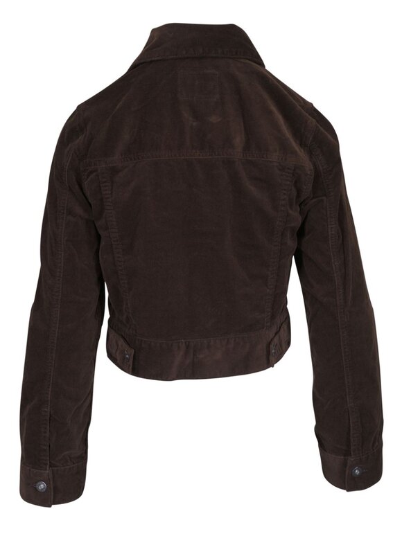 AG - Isa Rich Umber Corduroy Cropped Jacket