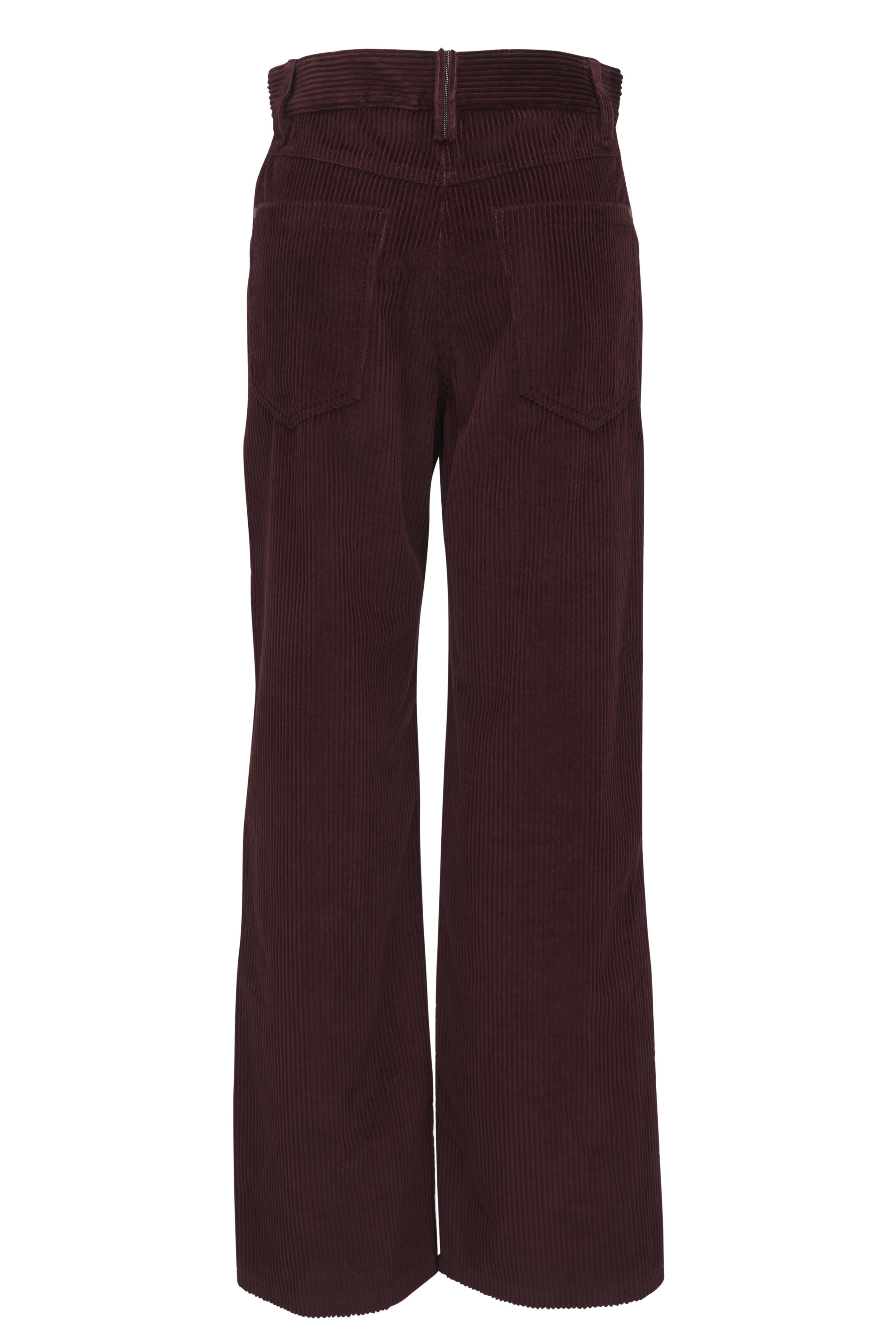 Brunello Cucinelli - Burgundy Corduroy Five Pocket Pant
