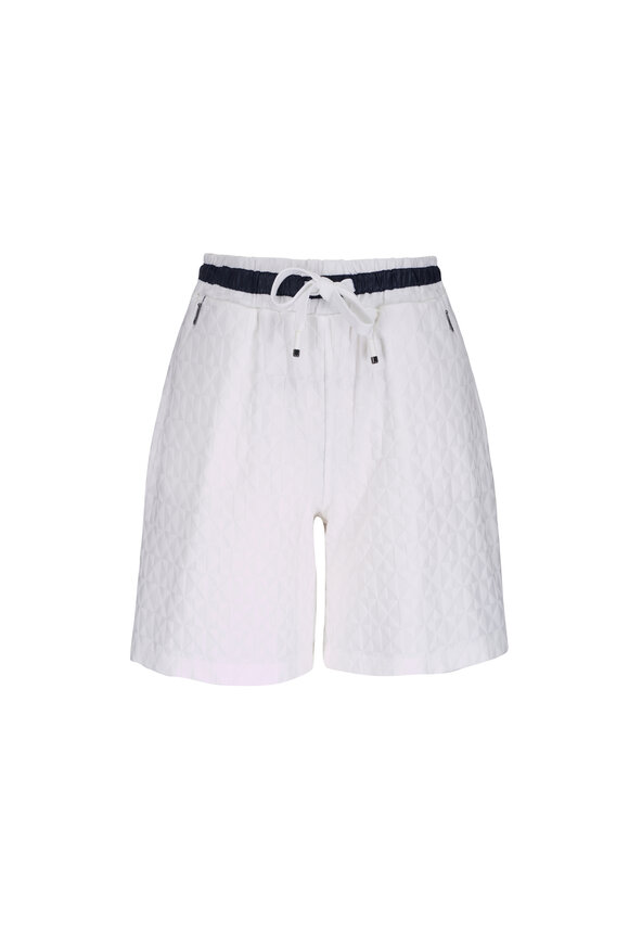 Bogner - Sila Off White Textured Shorts