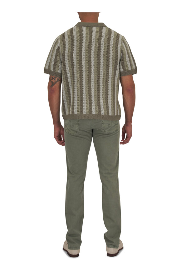 AG - Tellis Sage Green Cotton Twill Pant