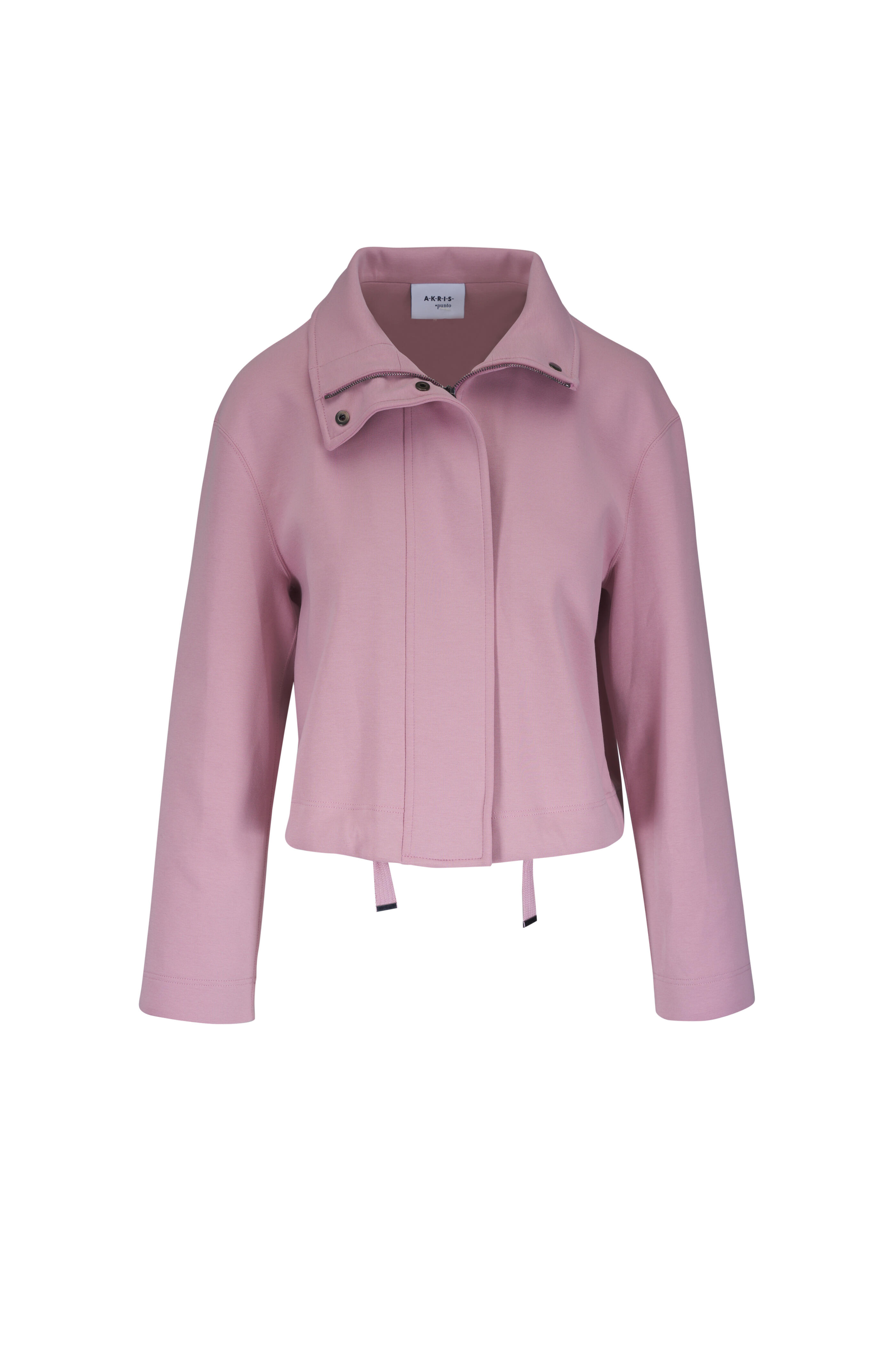 Akris Punto - Rose Relaxed Fit Cotton Sweatshirt Jacket
