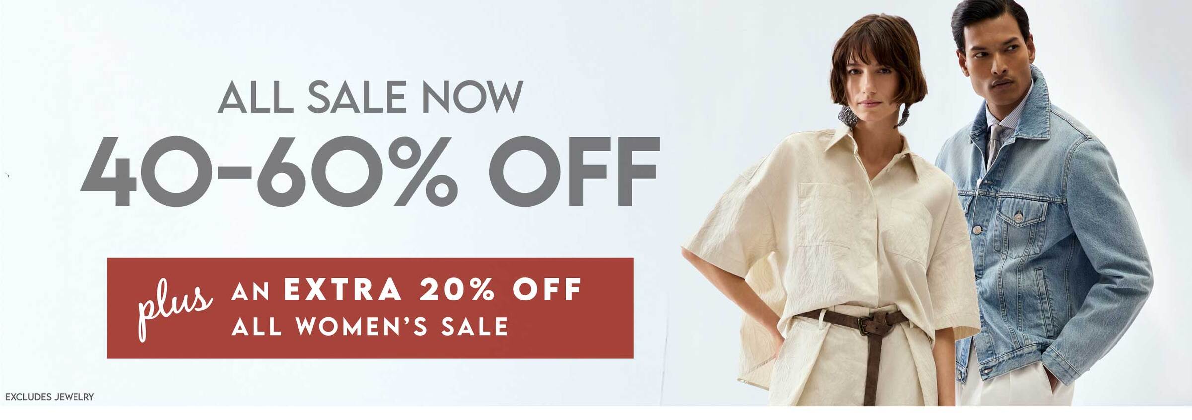 sale is 40-60 % Off 