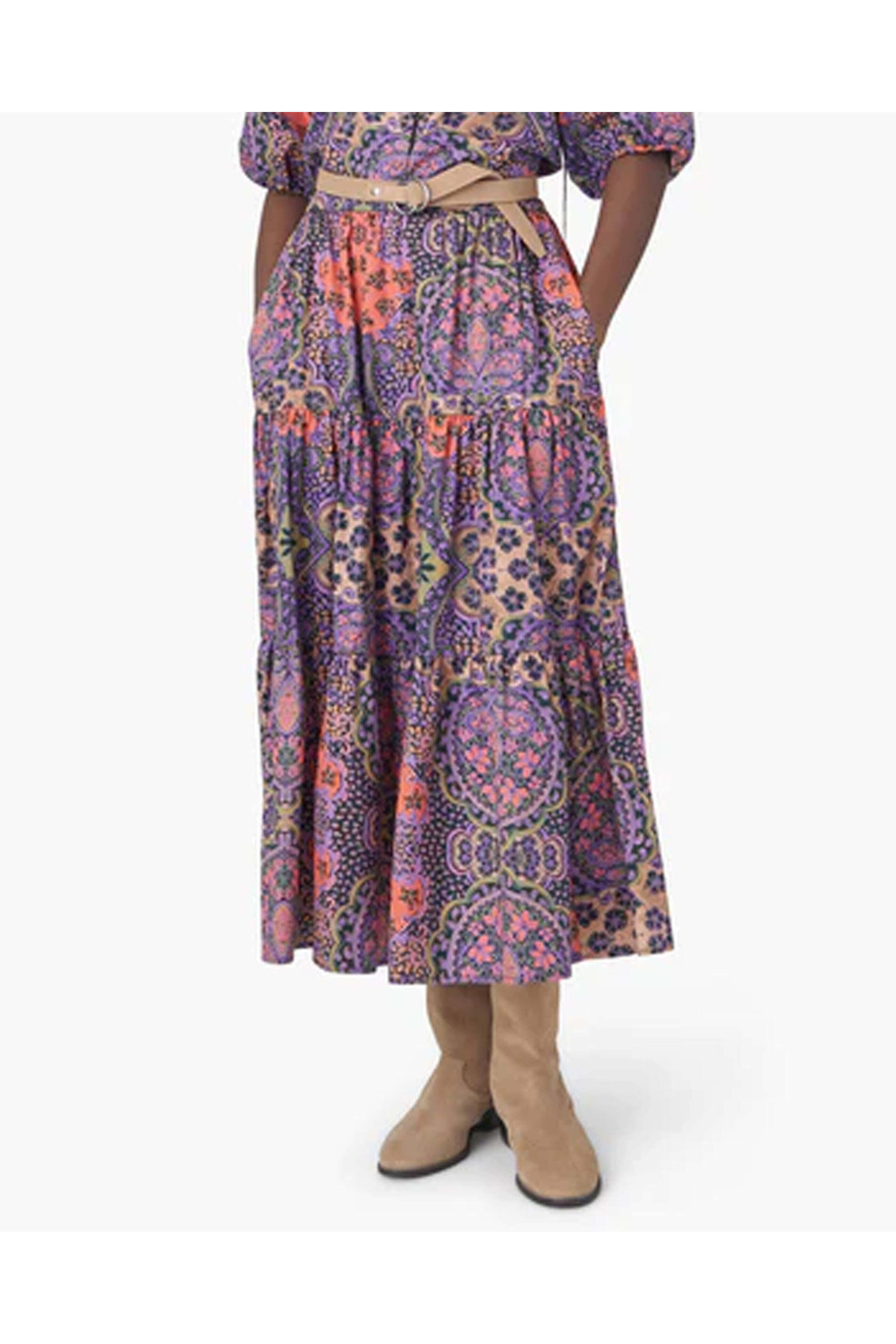 Xirena - Black Opal Angeline Midi Skirt