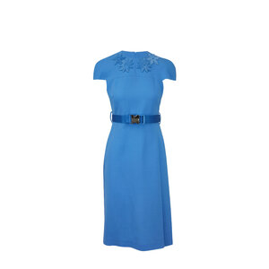 ワンピース FENDI POWDER BLUE COTTON DRESS Fendi Powder blue cotton dress for Women Online USA at