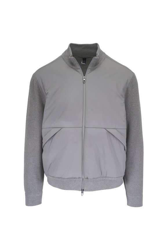 RLX Ralph Lauren Gray Full Zip Mock Neck Sweater Jacket - view 1