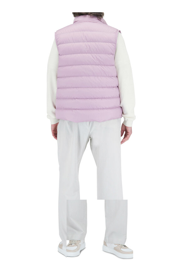 Moncler - Matte Pink Down Vest 