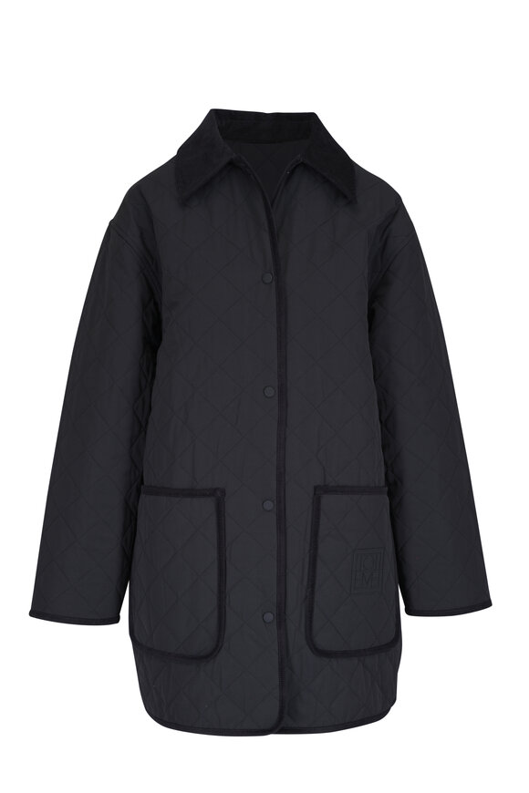 Totême Quilted Black Barn Jacket