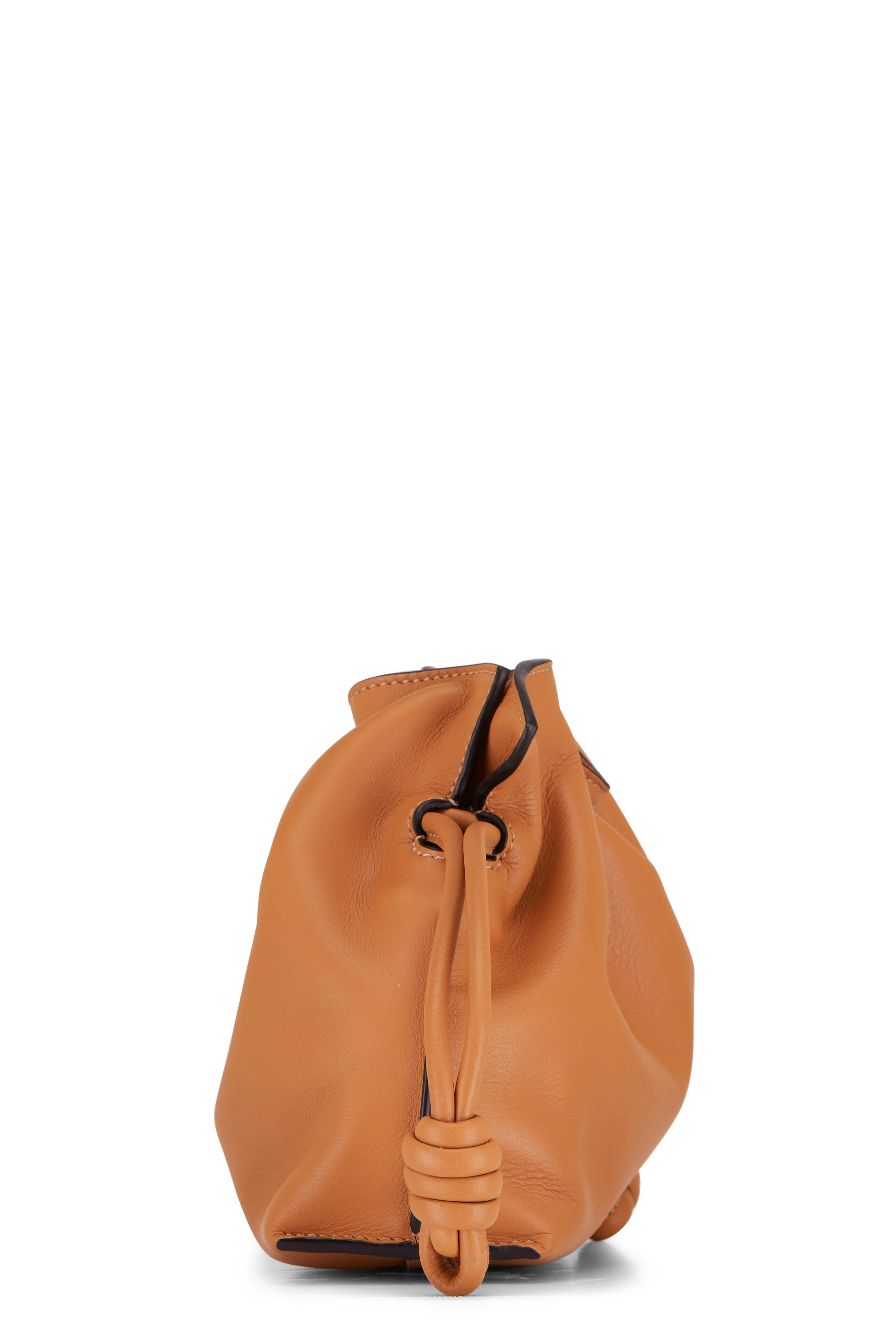 Loewe - Mini Flamenco Warm Desert Leather Knot Clutch