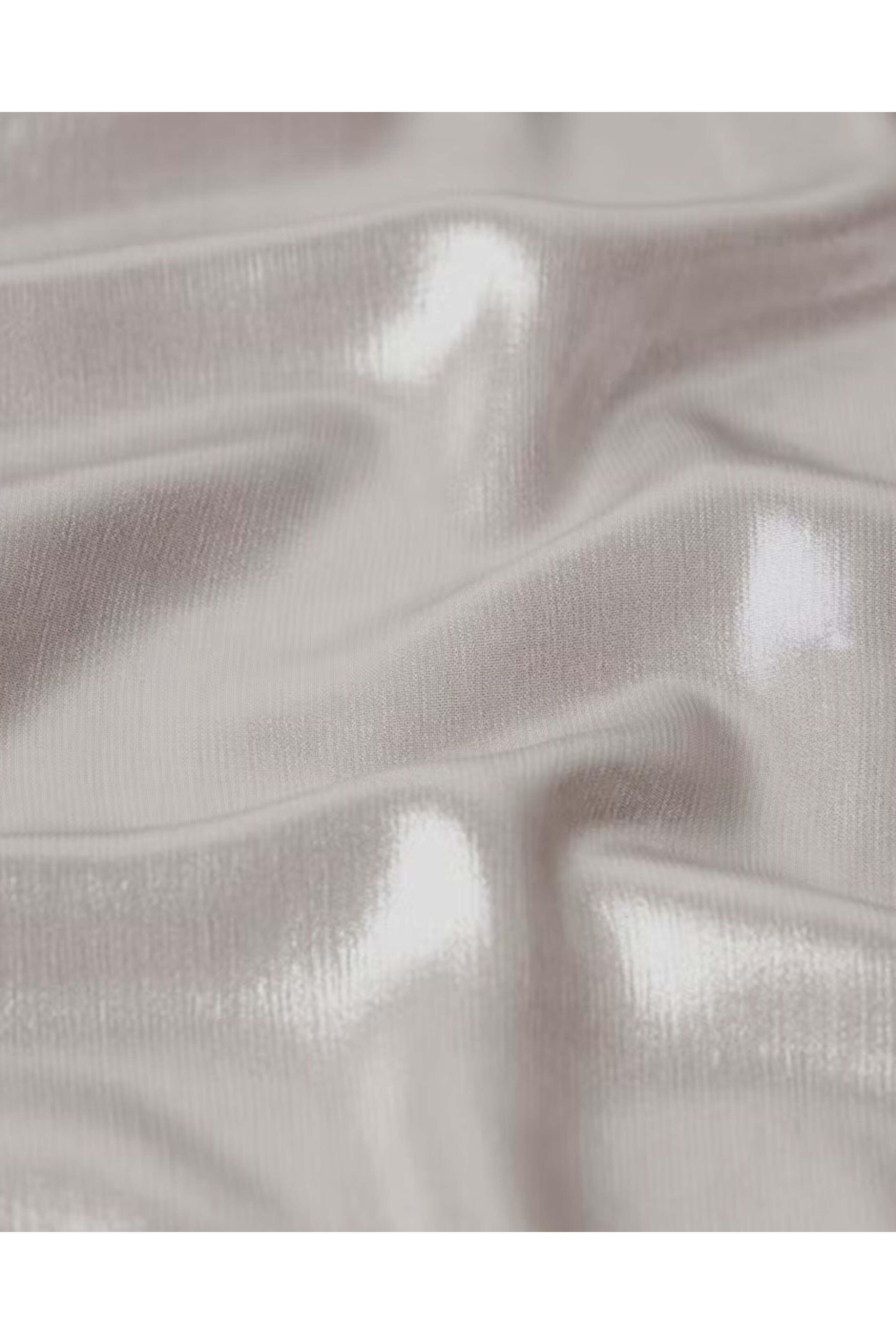 Frame - The Standard Shirt in Silver Lamé