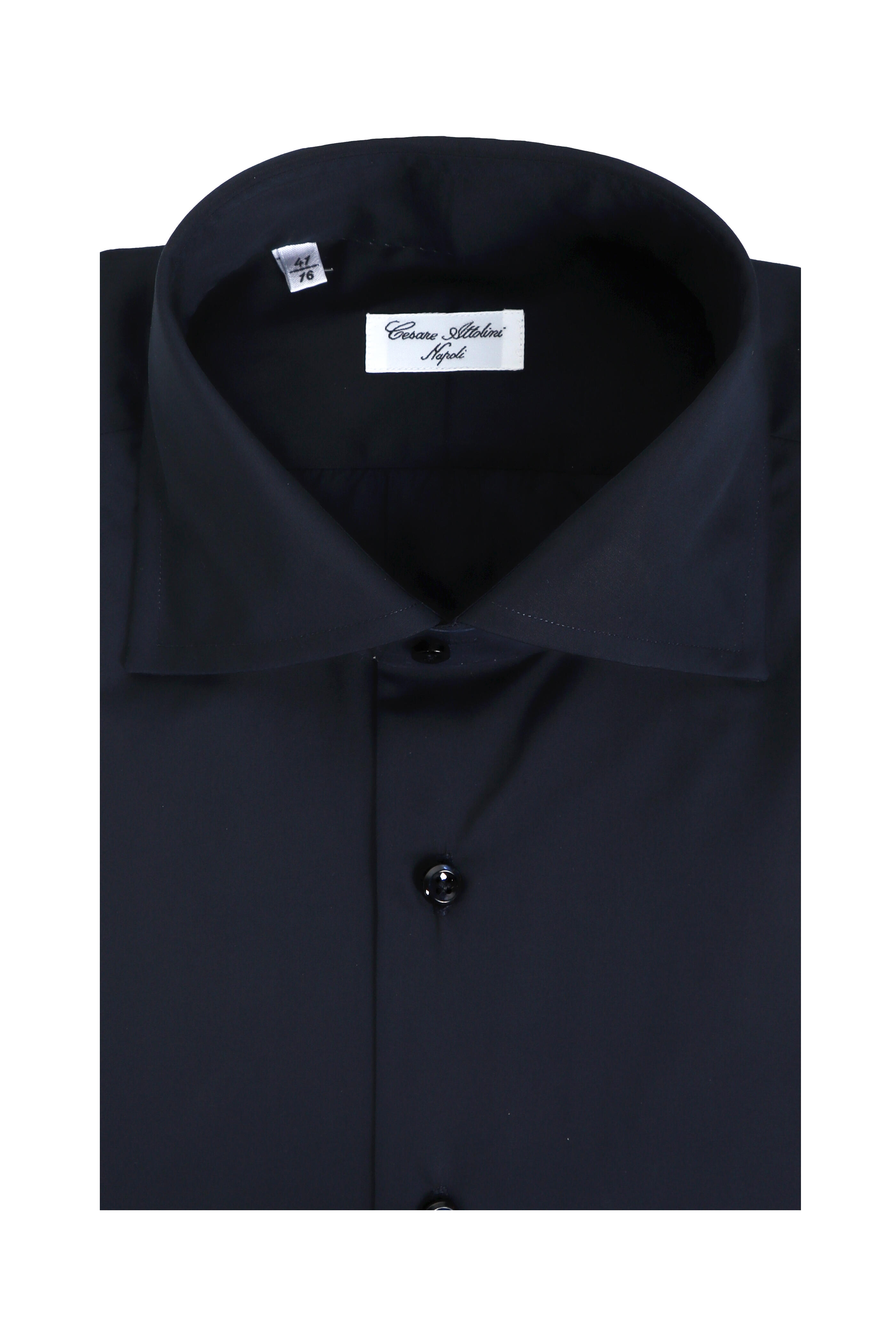 Cesare Attolini - Dark Navy Cotton Sport Shirt