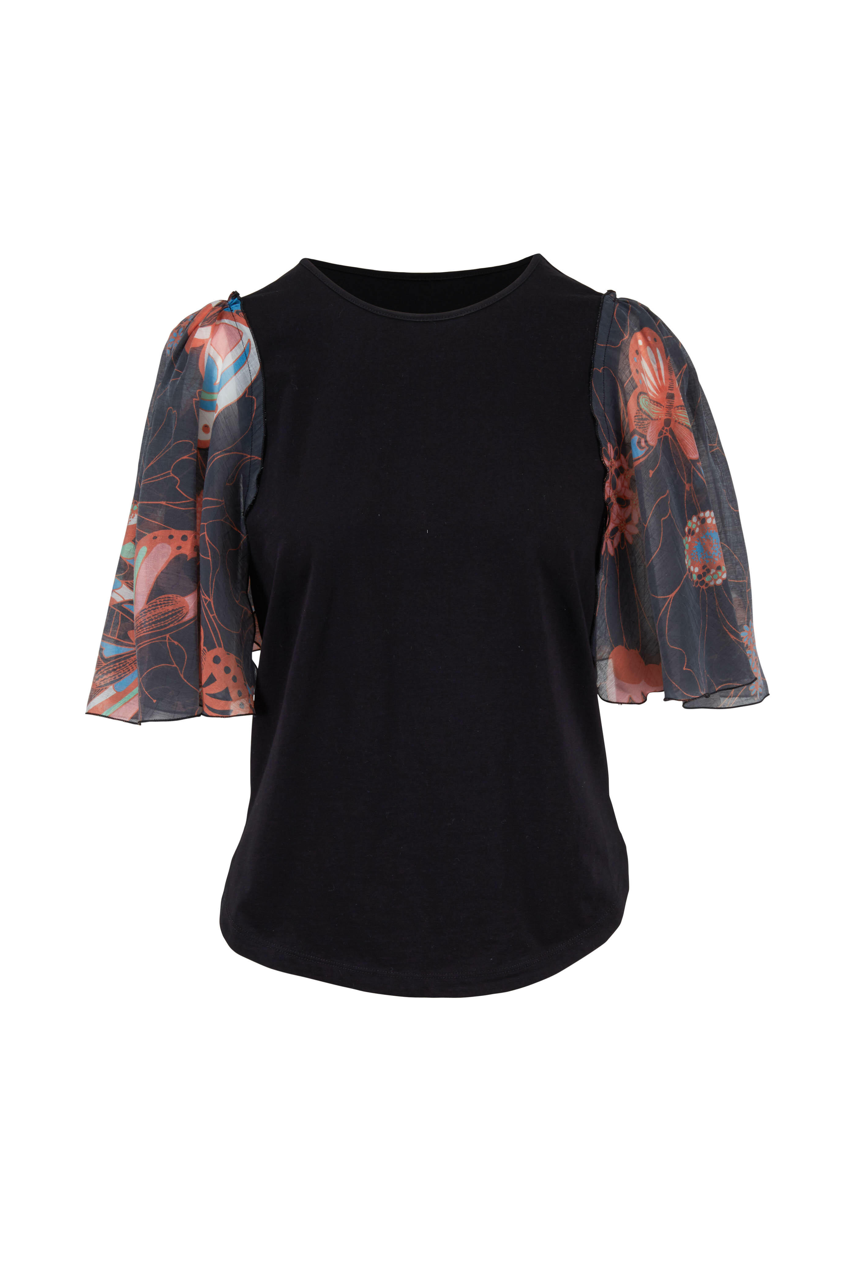 See by Chloé - Black Butterfly Sleeve Blouse