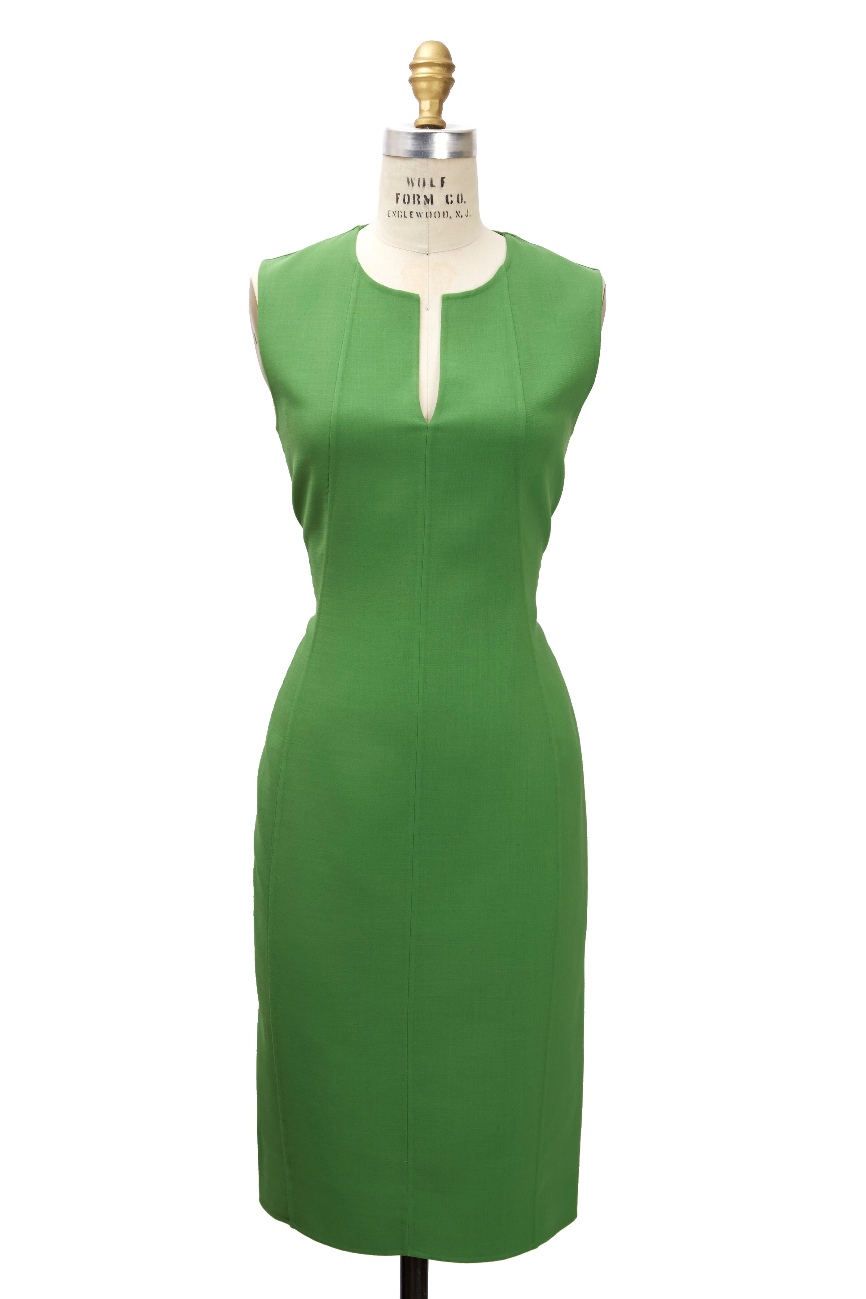 Reed Krakoff Peridot Wool Dress Mitchell Stores