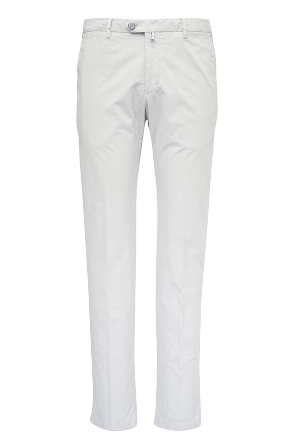 Kiton Stone Cotton Poplin Chino