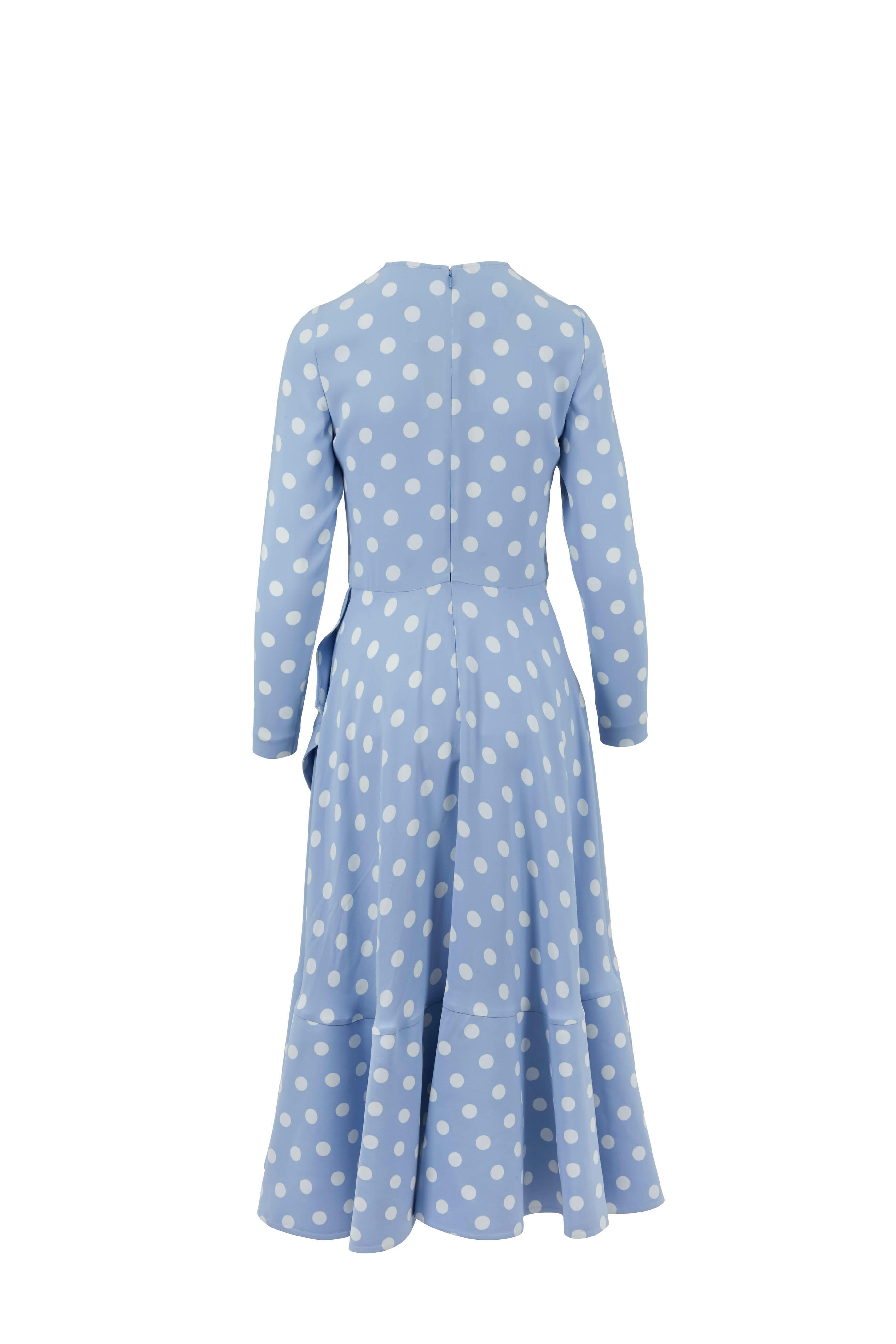 【Oscar de la Renta】 BLUE レーヨンKNIT TOP Oscar de la Renta】 BLUE レーヨンKNIT TOP