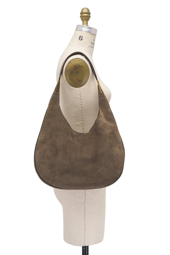 Savette Florence Brown Suede Hobo Bag - view 5