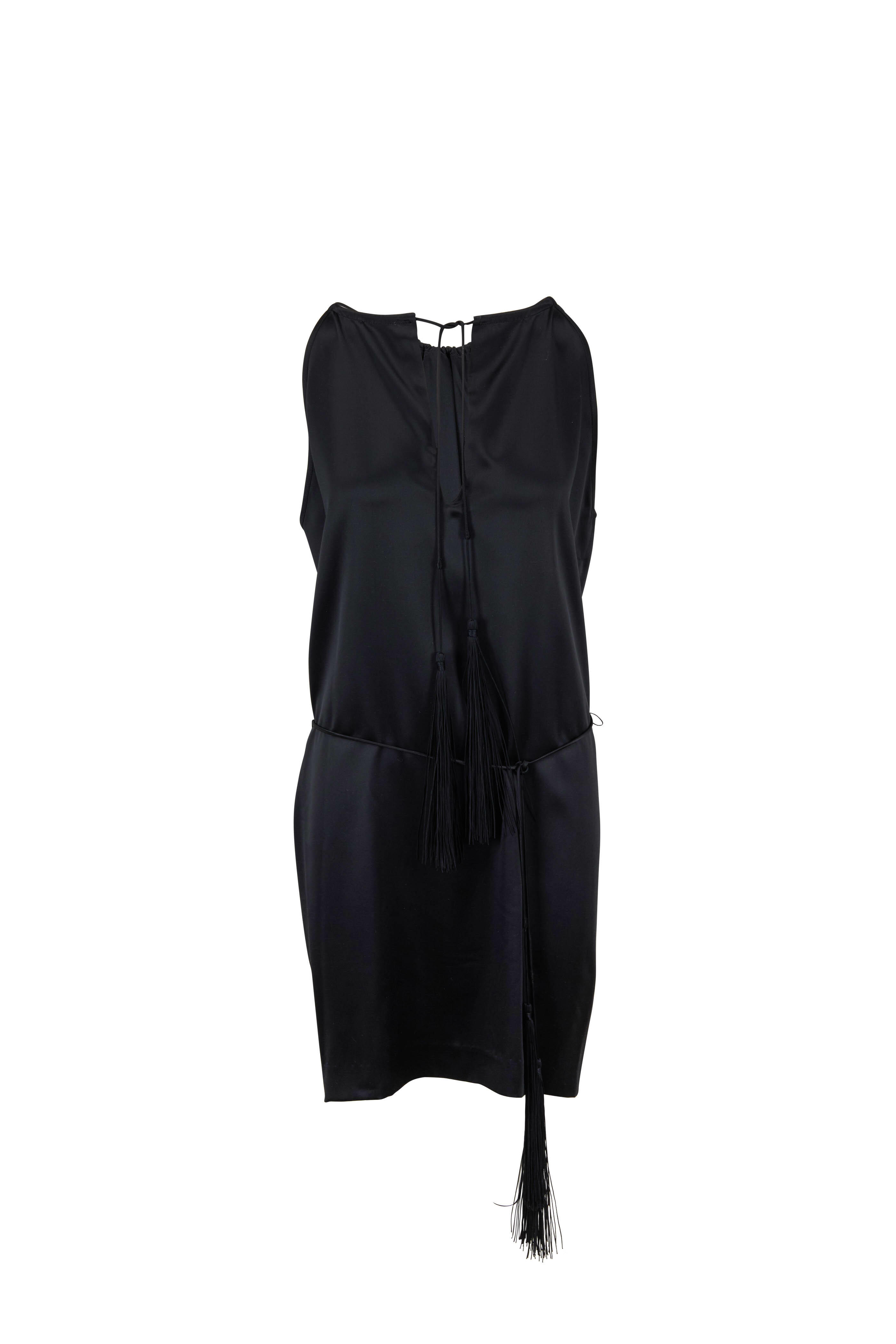 Nili Lotan - Jamie Black Silk Mini Dress