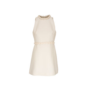 VALENTINO ベージュ フリル ベアトップ 38 VALENTINO ベージュ フリル ベアトップ 38 VALENTINO ベージュ