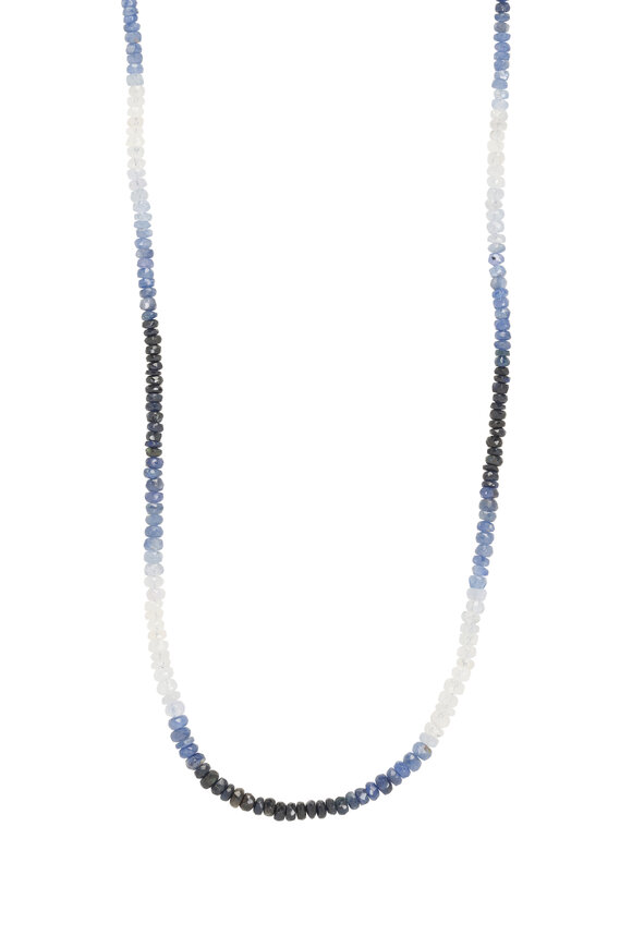 Cristina V. Ombre Sapphire Rondelle Necklace