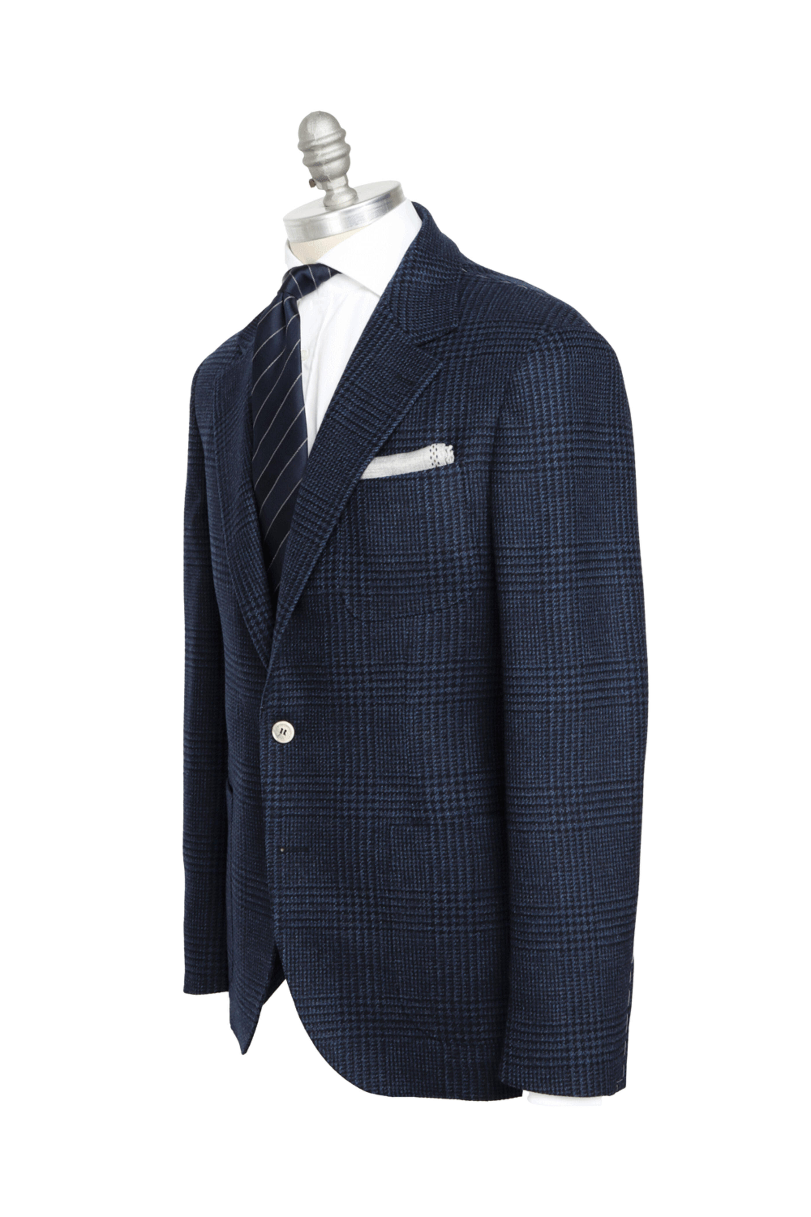 Brunello Cucinelli - Navy Glen Plaid Sportcoat