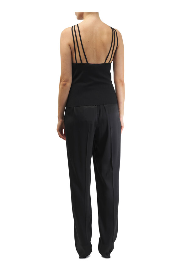 Giorgio Armani - Black Silky Satin Pant