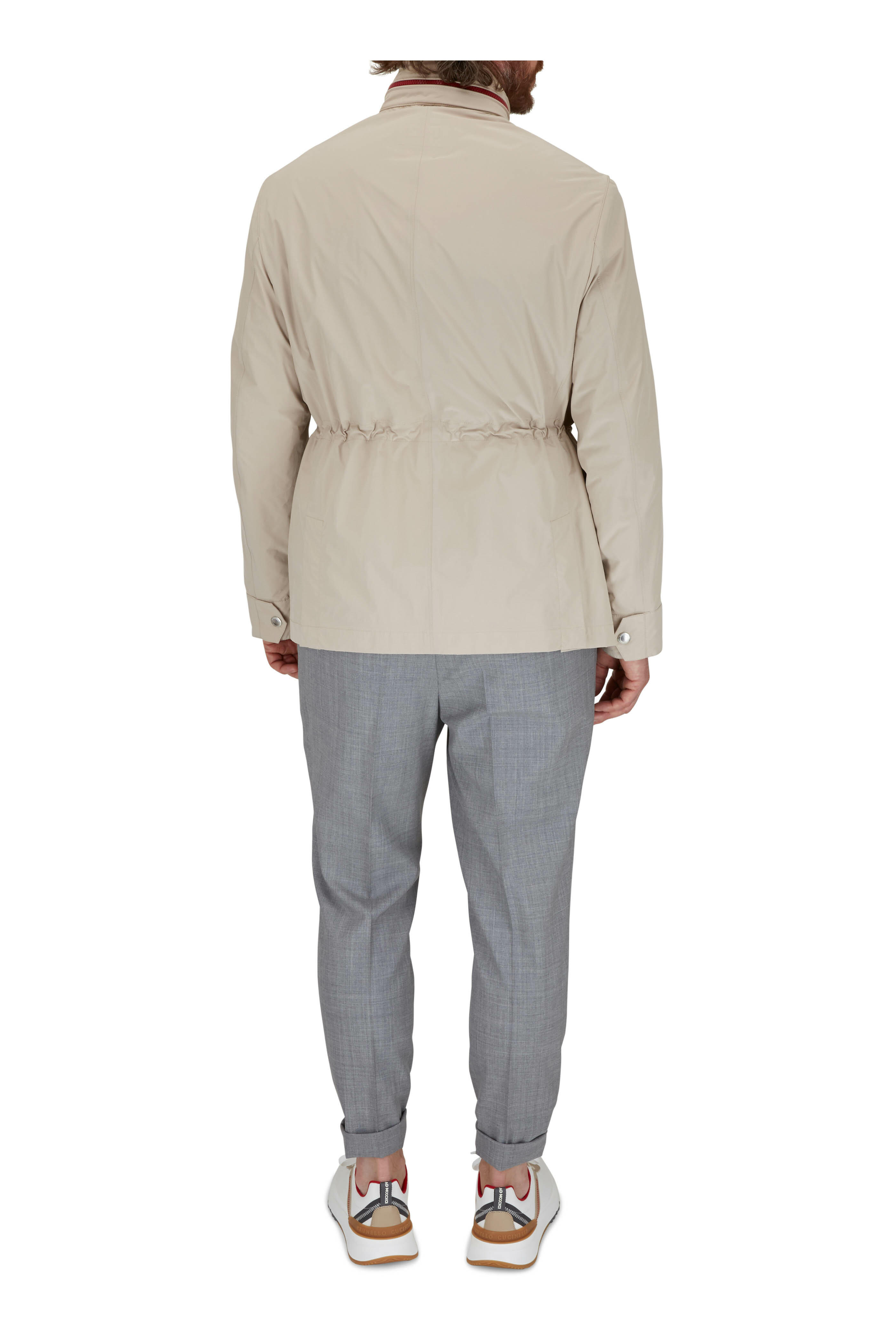 Brunello Cucinelli - Gray Chevron Sportcoat