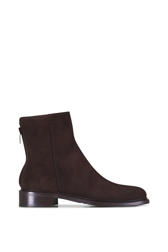 La Canadienne Selina Brown Suede Ankle Boot, 30mm - view 2