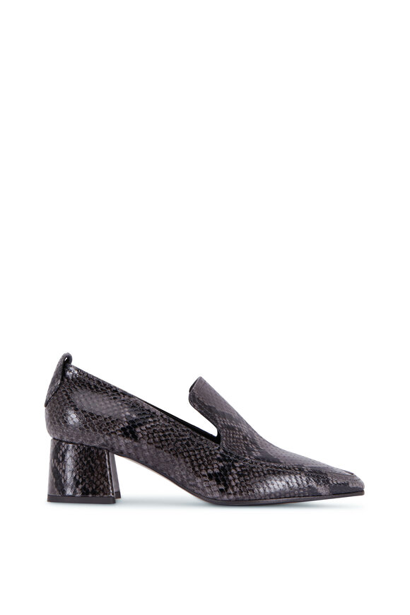 Marion Parke - Phoenix Smokey Python Leather Chunky Loafer, 50mm