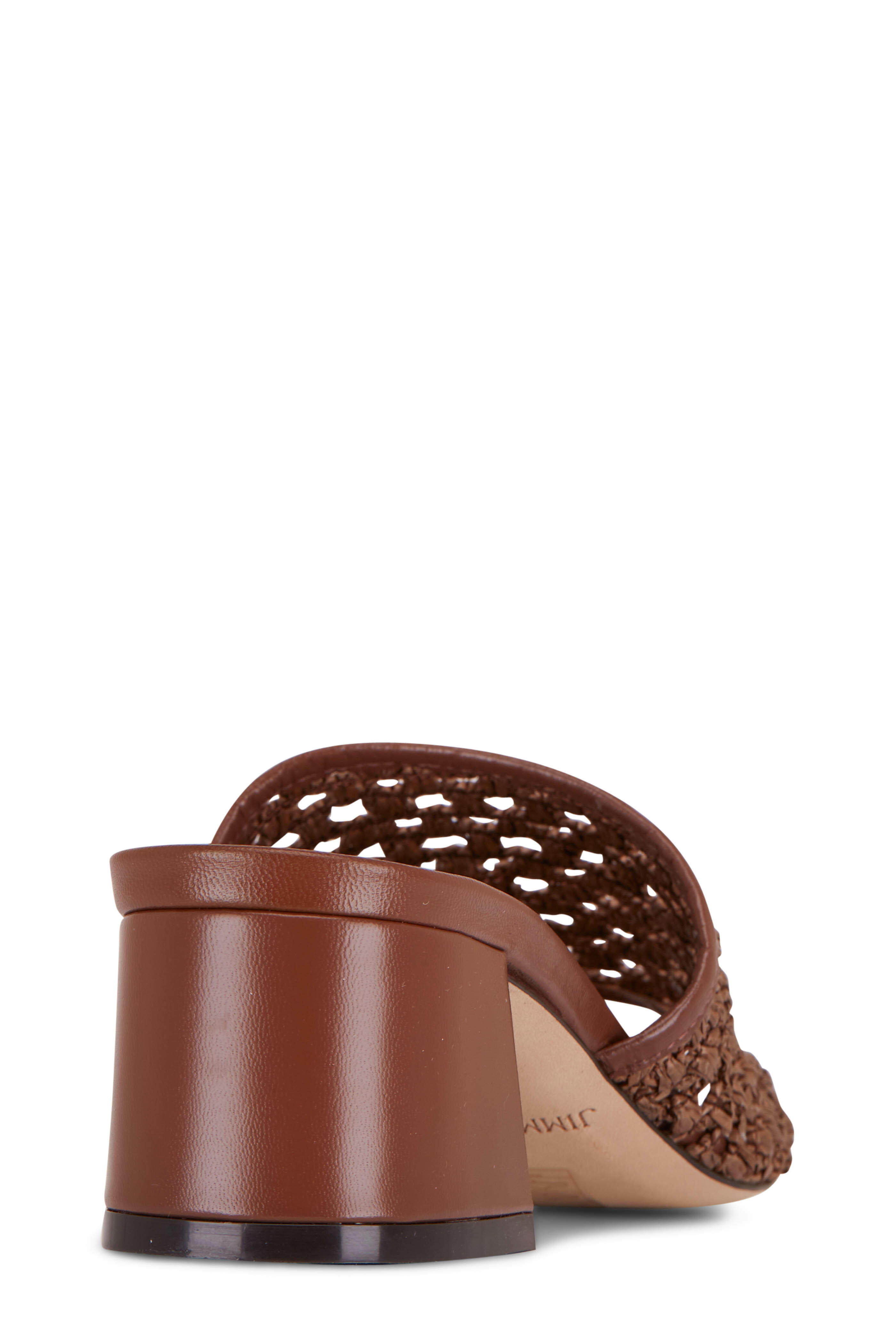 Parker raffia sale backless mules