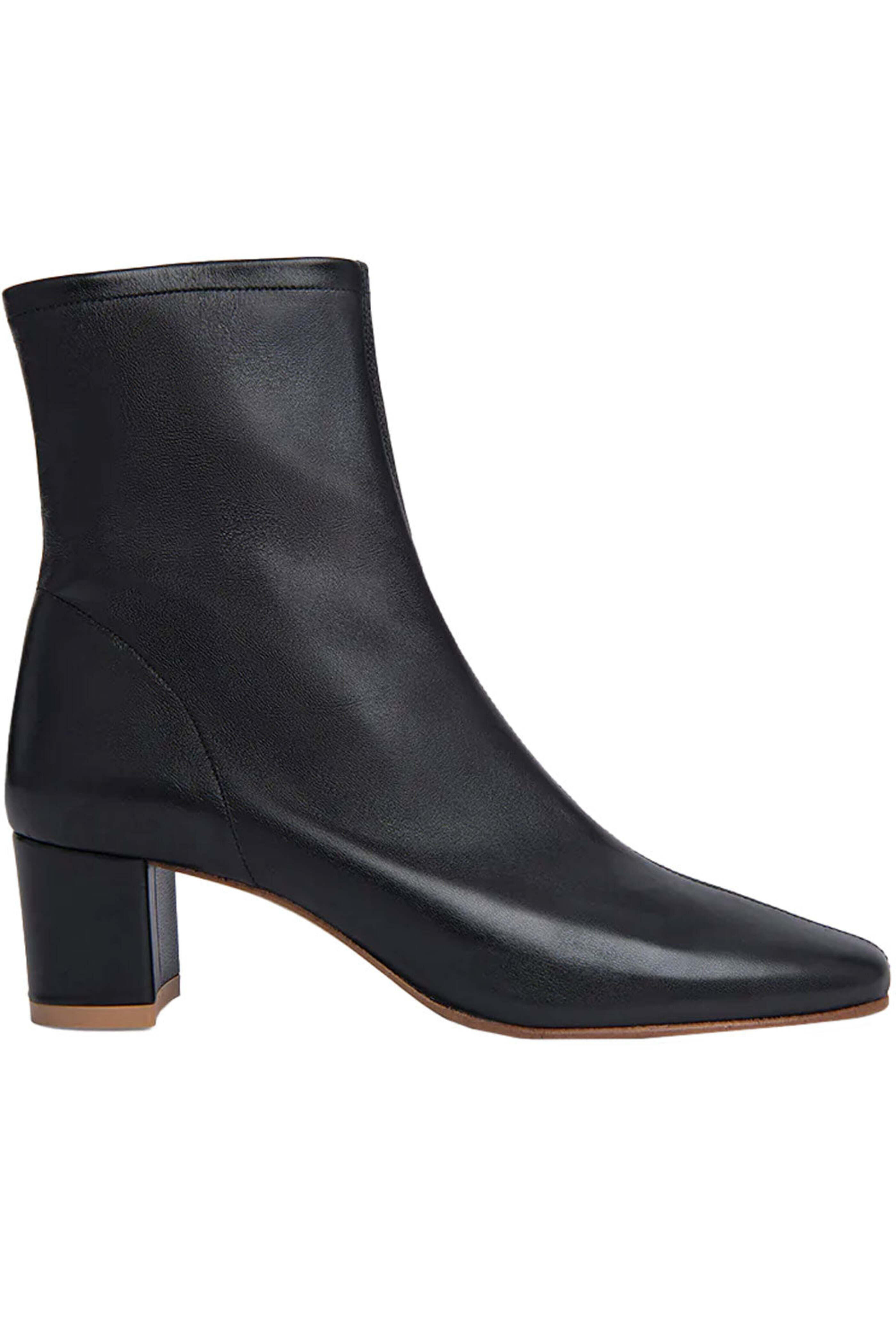 By Far - Sofia Leather Bootie in Black