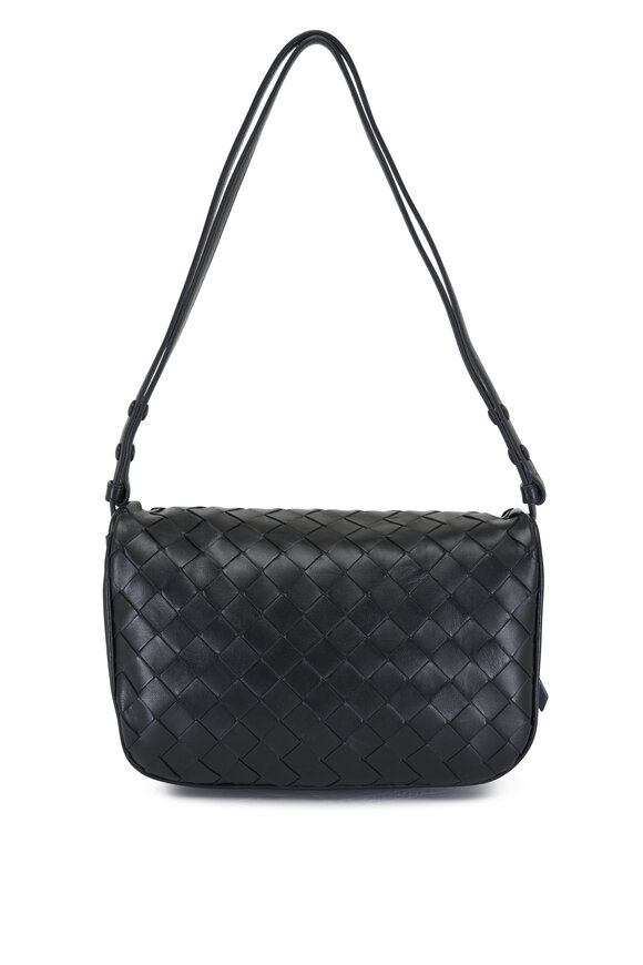 Bottega Veneta - Puff Pouch Black Leather Bag