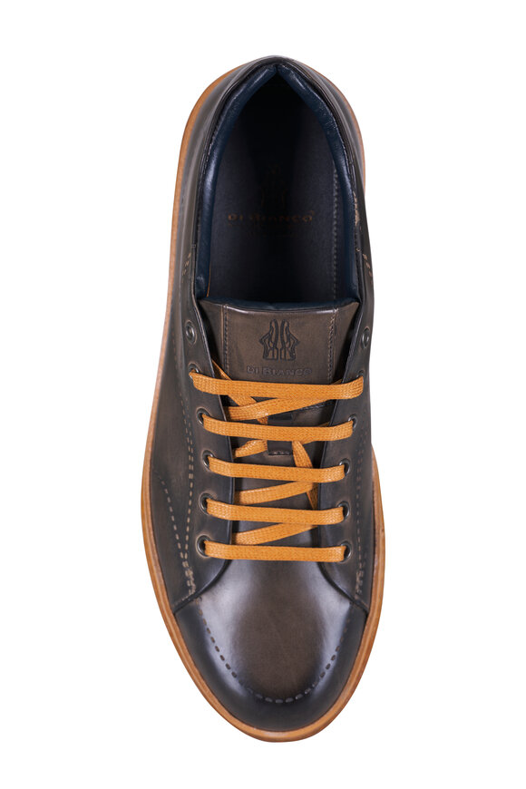 Di Bianco Imola Laser Fog Medium Brown Leather Sneaker - view 4