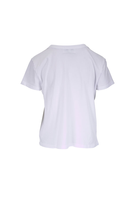 Agolde Bryce White Cap Sleeve T-Shirt - view 2