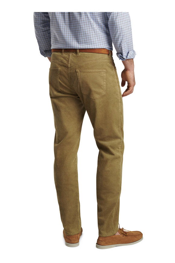 Peter Millar - Super Soft Khaki Corduroy Five Pocket Pant 