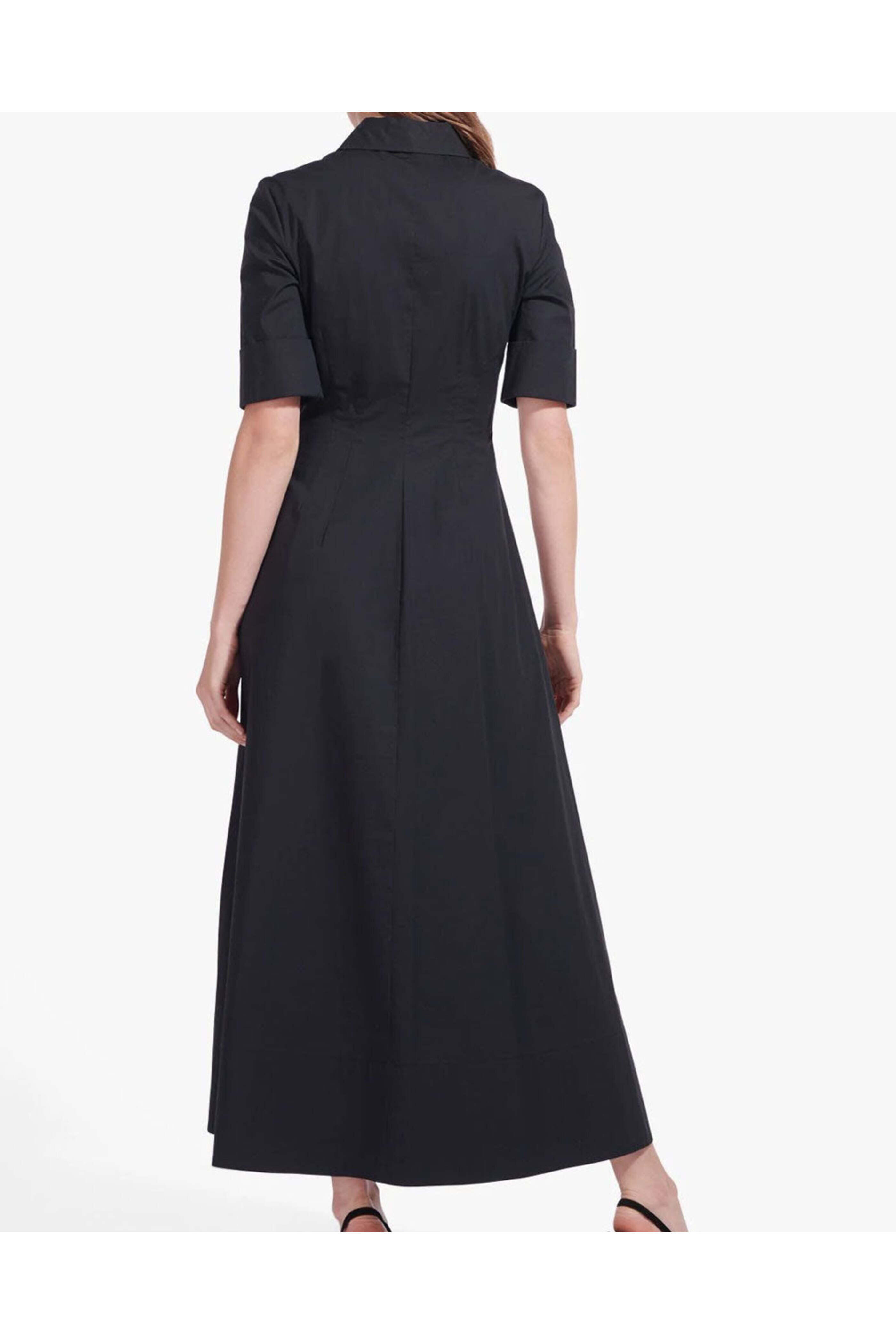 Staud - Black Button Down Joan Maxi Dress