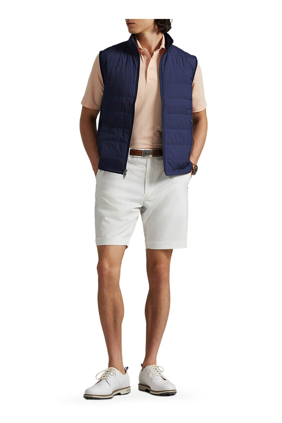 RLX Ralph Lauren Navy Wool Mock Neck Vest - view 5
