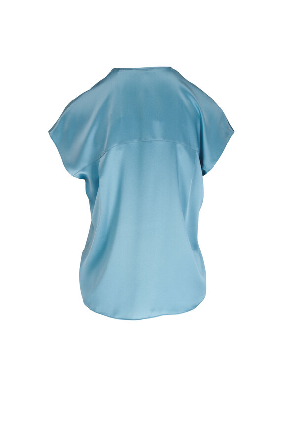 Vince - Jade Silk Cap Sleeve Blouse 