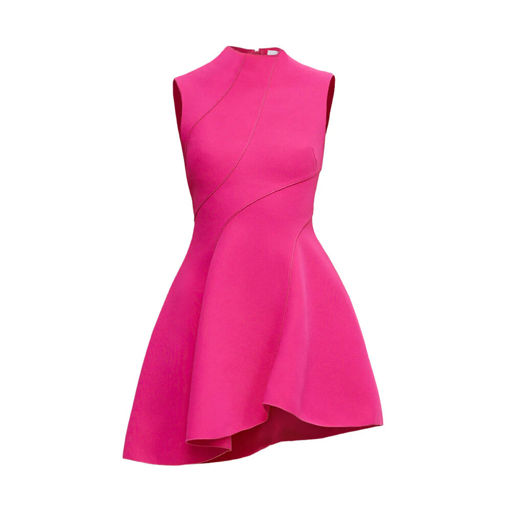 acler rowe midi dress Acler Rowe Midi Dress in Azalea Pink