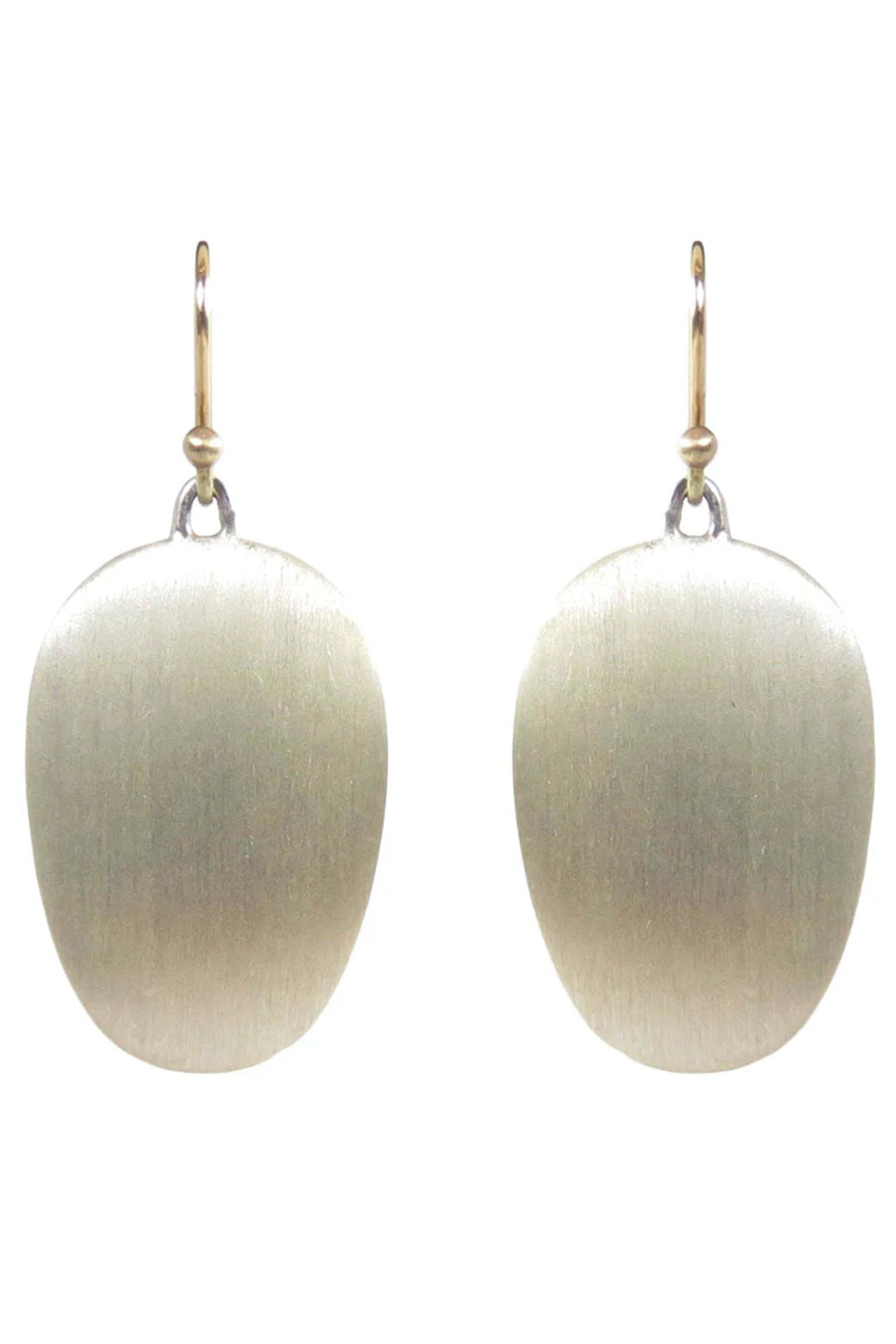 Ted Muehling - Sterling Silver Large Chip Earrings