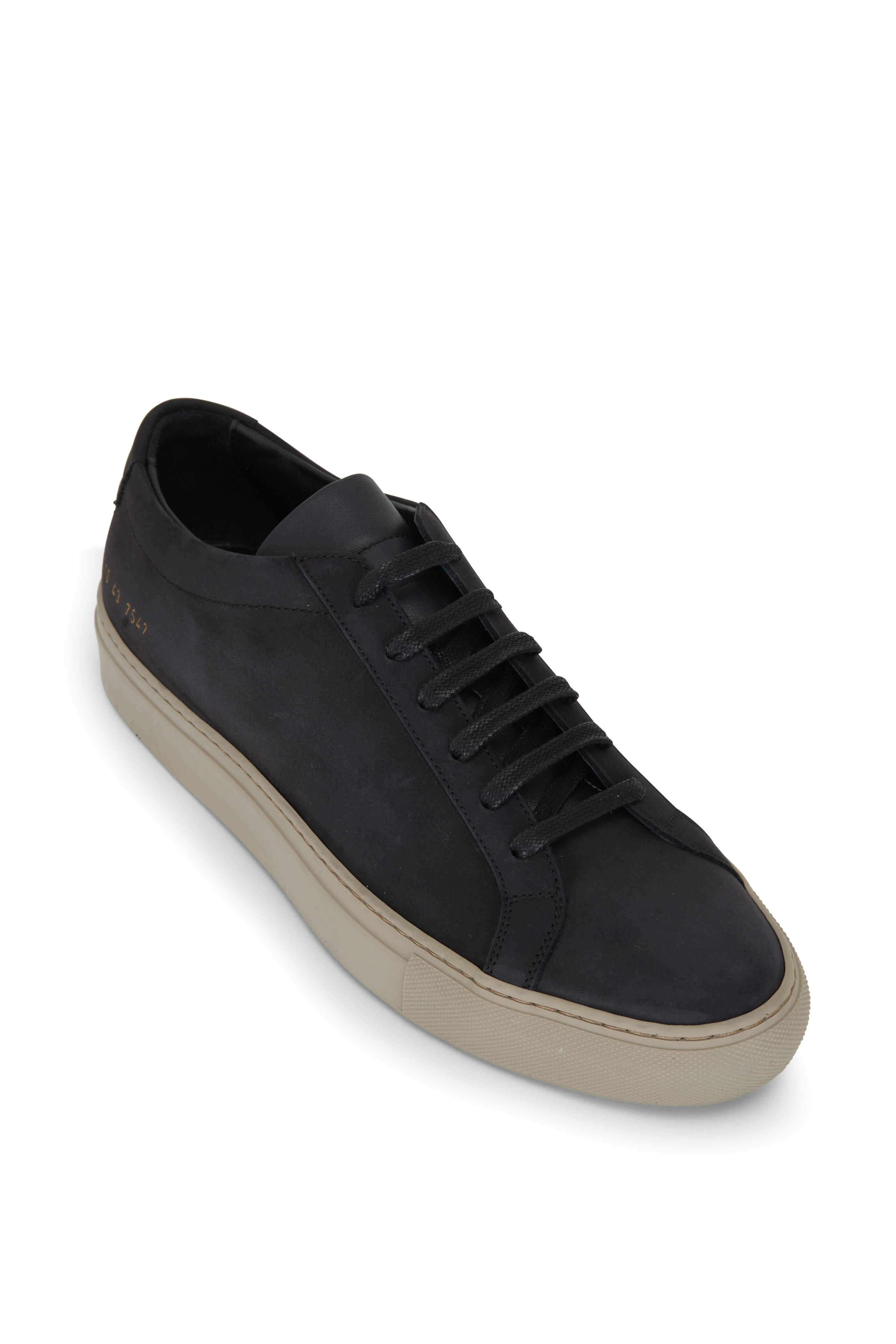 ★COMMON PROJECTS★ORIGINAL ACHILLES LOW NUBUCK SNEAKERS★ Common Projects Achilles Low Nubuck Sneakers - Tan | Garmentory