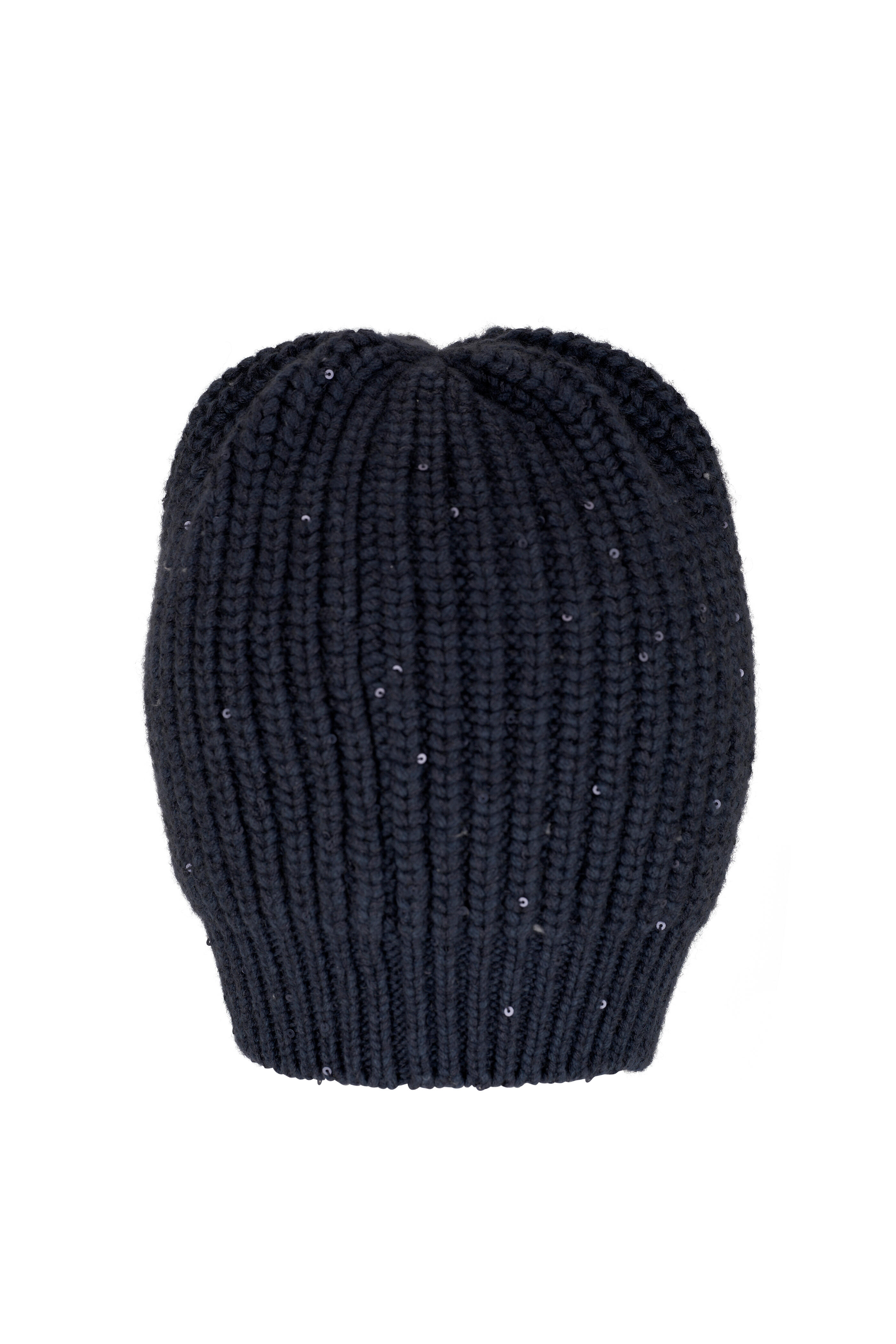 MONOGRAM BEANIE in Blue/Brown