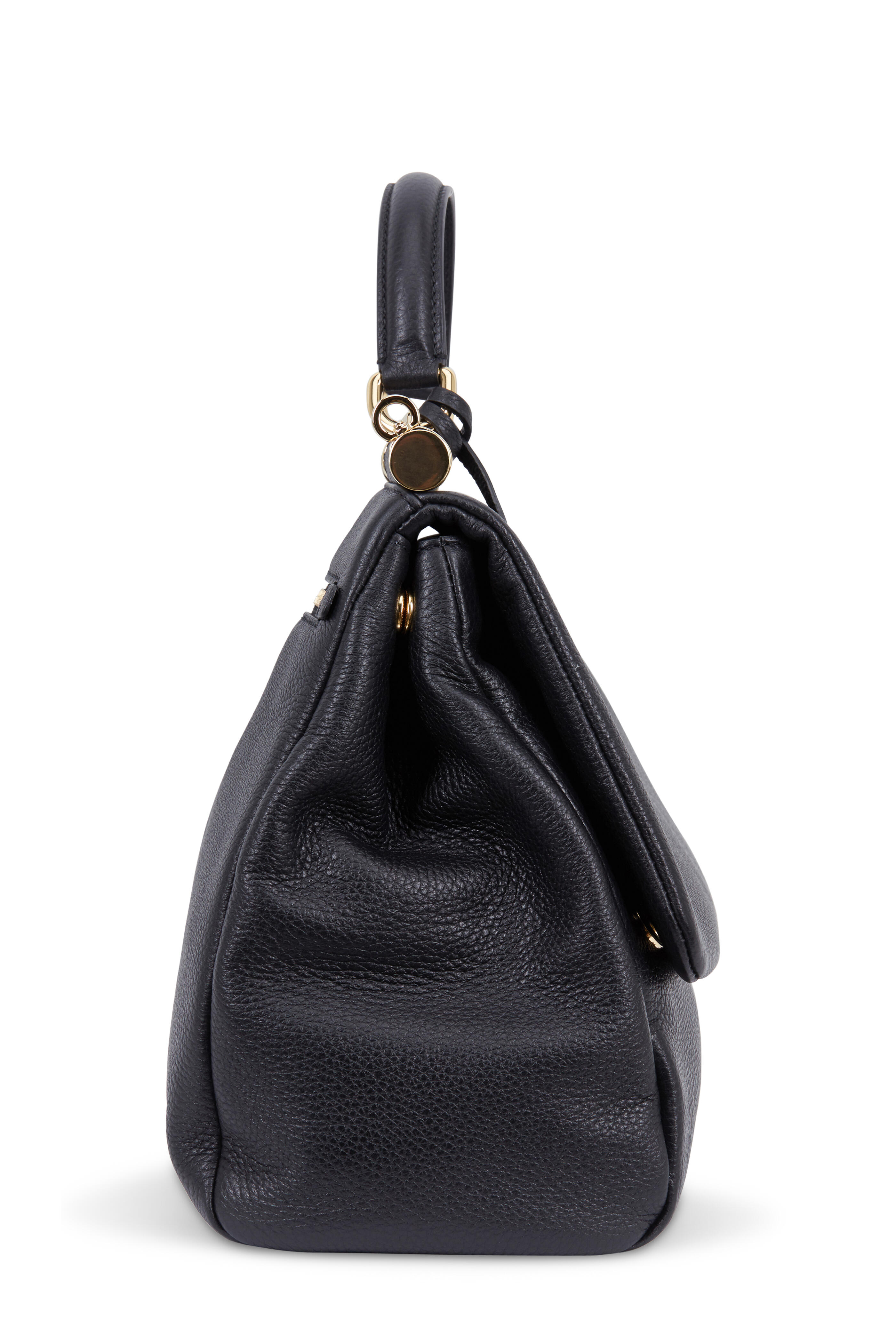 Dolce & Gabbana Miss Sicily Bag Leather Large Black