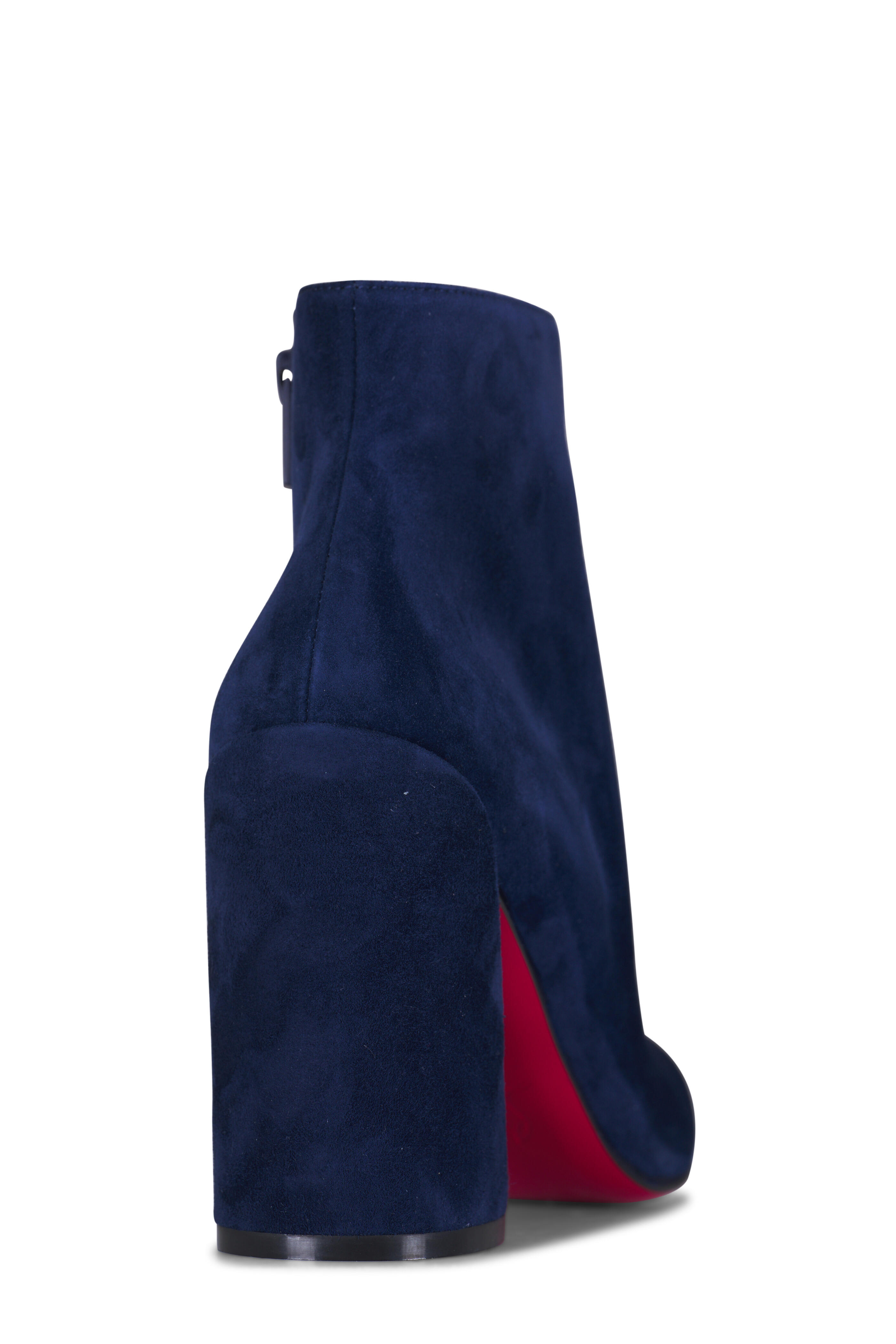 Christian Louboutin - Turela Zaffiro Suede Short Boot, 85mm