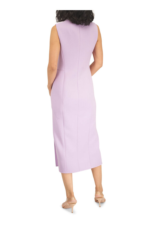 Akris Lavender Wool Sheath Dress - view 3