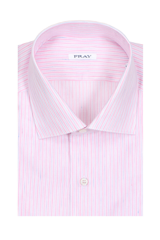 Tom Ford - Solid Pink Cotton Dress Shirt | Mitchell Stores Tom Ford - Solid Pink Cotton Dress Shirt | Mitchell Stores