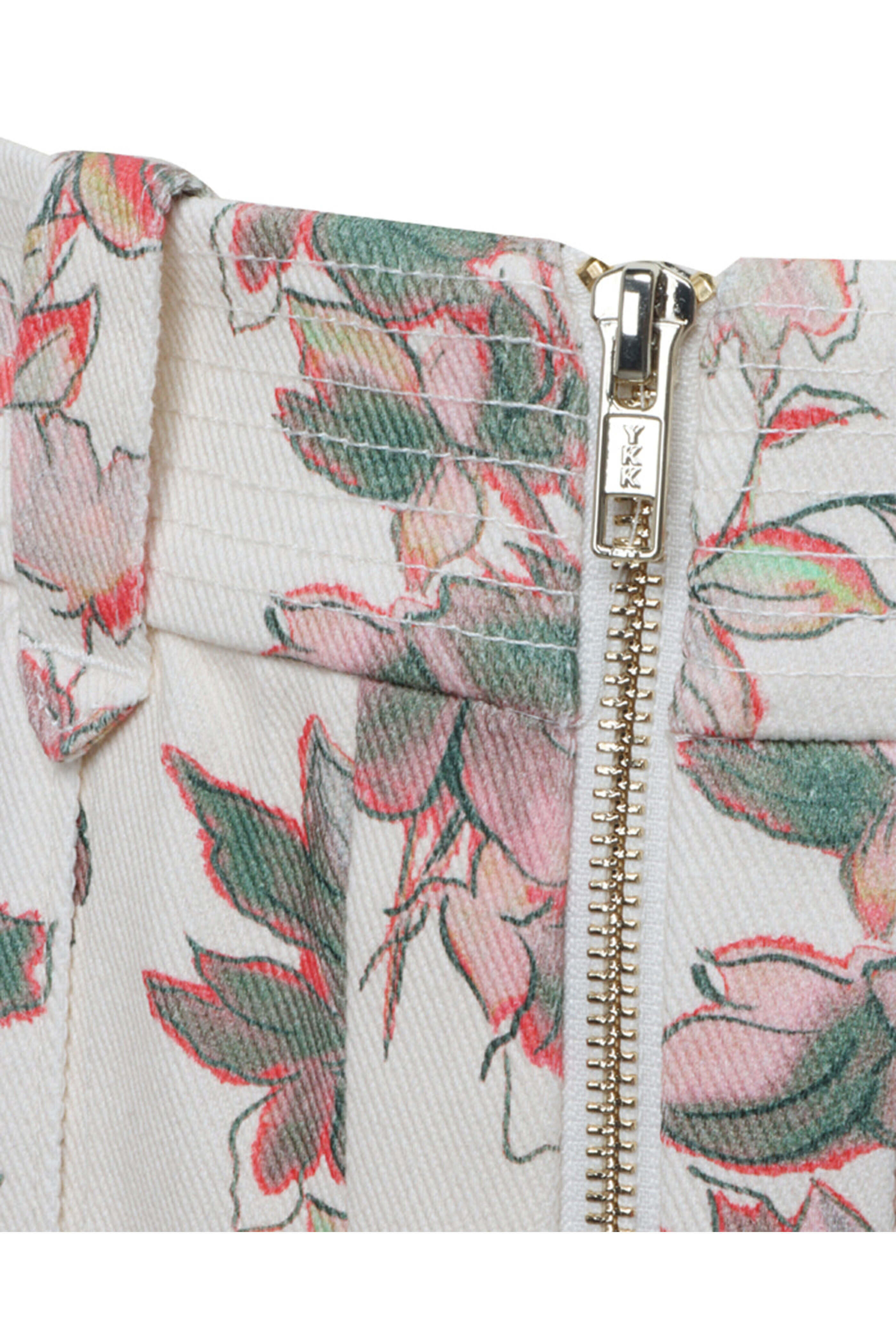 Hevron - Egret Floral Nora Skirt